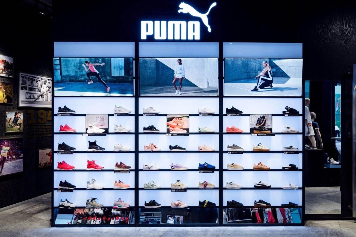Footwear Wall Display / Puma Guangzhou