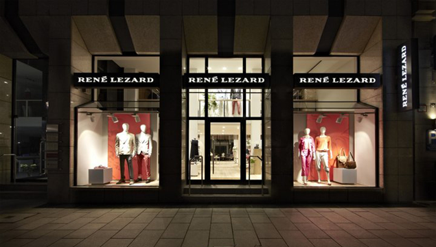 Premium store design - RENÉ LEZARD