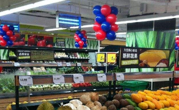 和新零售展一起来了解生鲜超市货架如何摆放